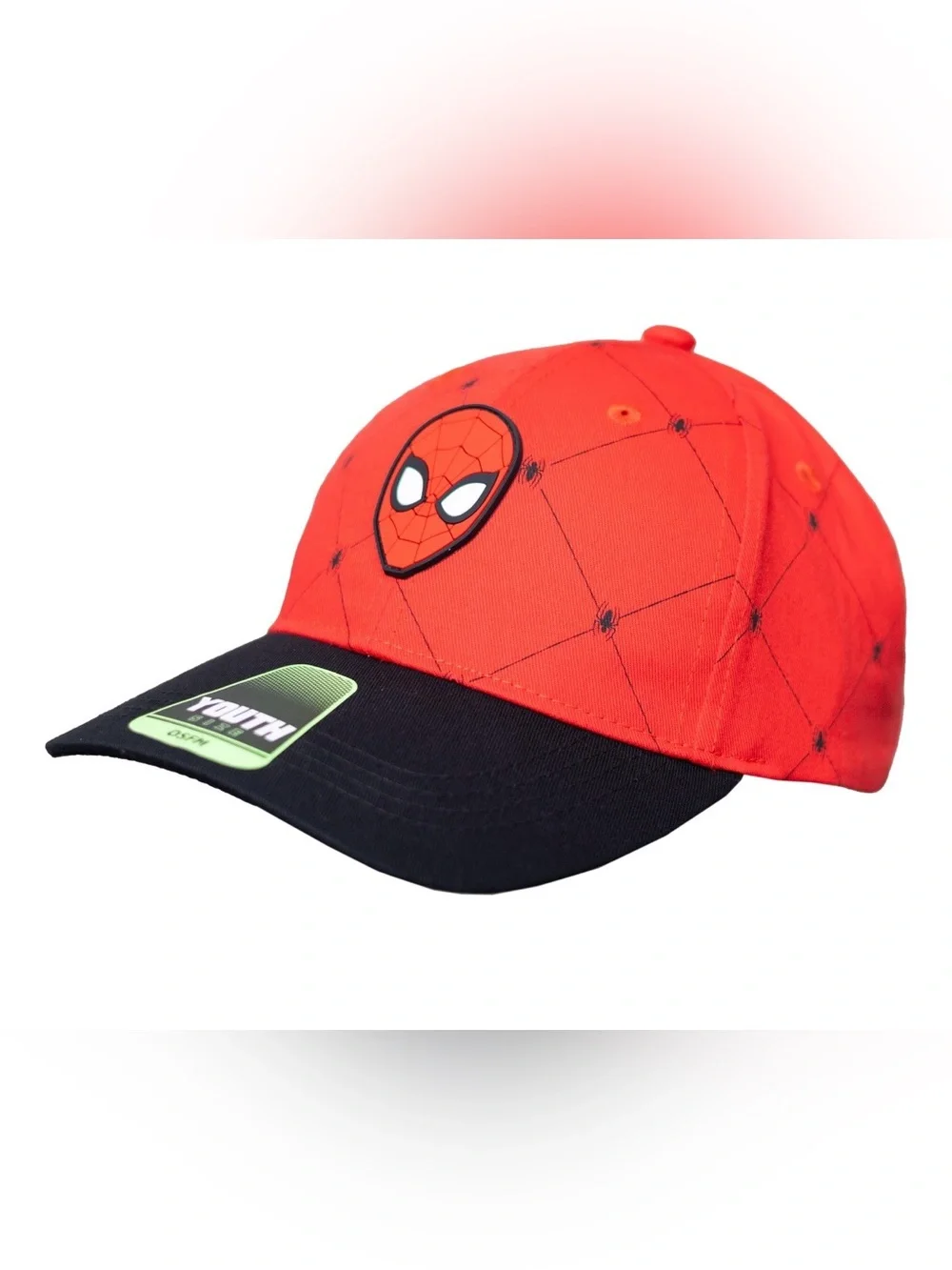Marvel Kids Red and Black Spider Baseball Cap